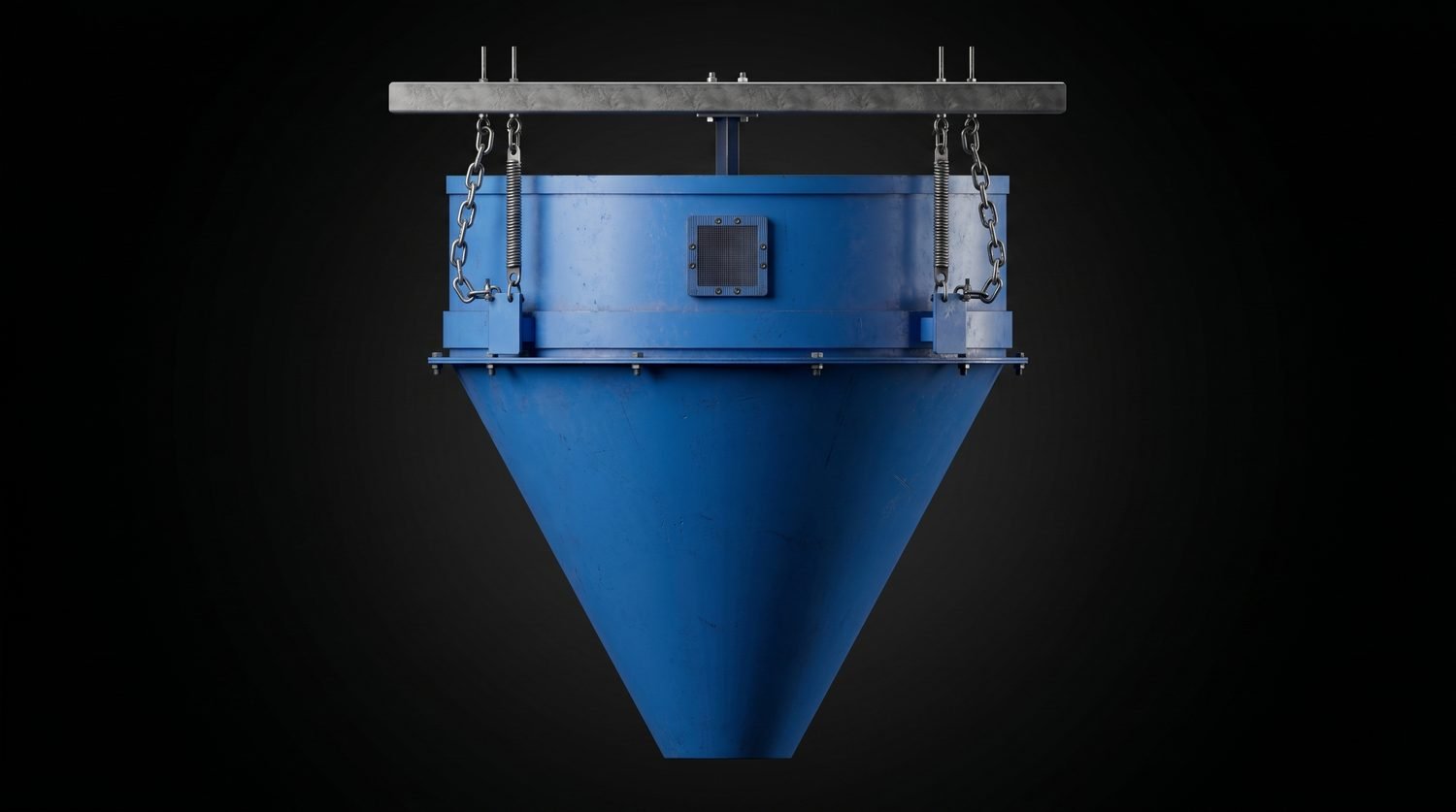 DustCone DC open-top dust suppression hopper
