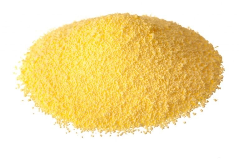 Yellow granular sulfur